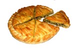 Special peasant greens & cheese pie